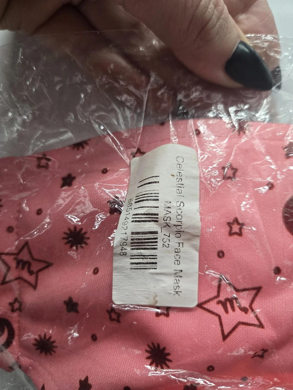 Valfie Pink Celestial Scorpio Face Mask